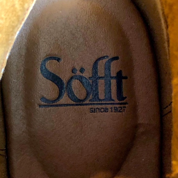 SOFFT s9 leather ankle boots-Look new! Side zip, tasseled straps - Picture 4 of 7